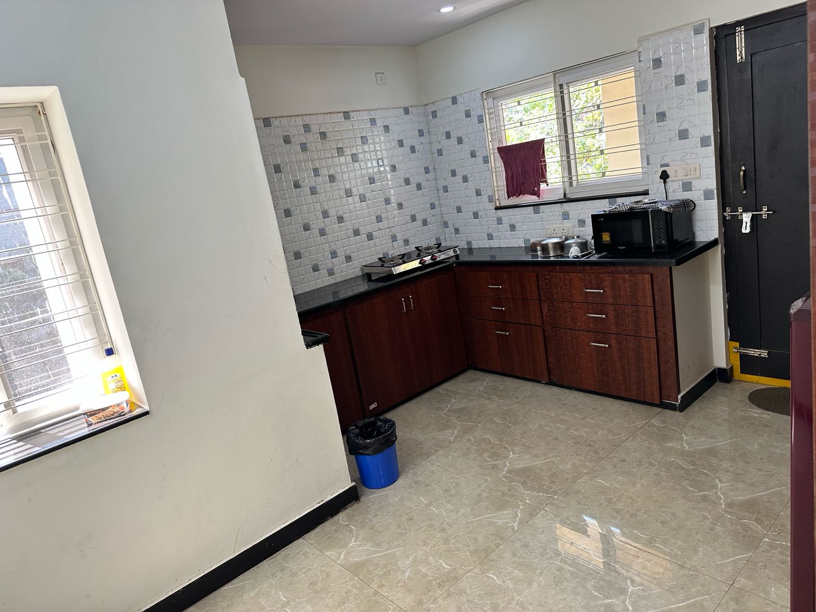 Kitchen & Dining at Magnolia Villa, luxury service apartments in Visakhapatnam